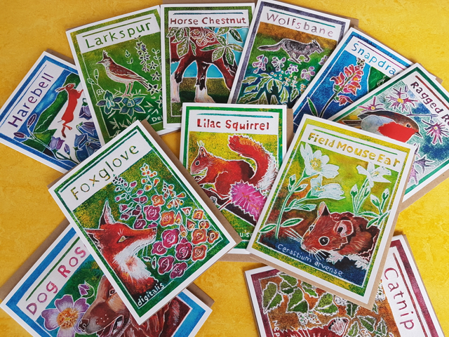 Flora and Fauna card collection